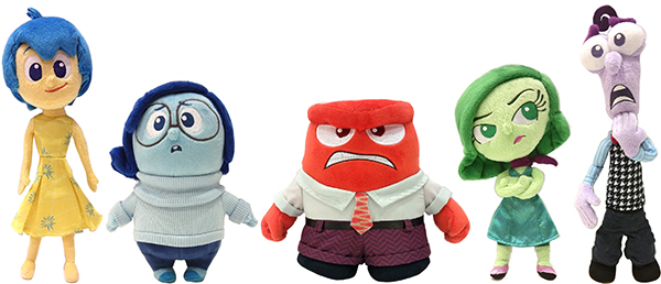 inside out plush characters