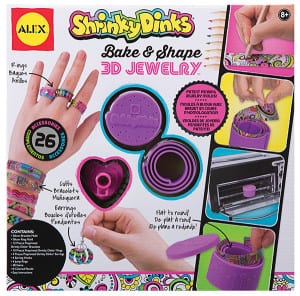 AlexToys,Shrinky Dinks Bake & Shape 3D Jewelry