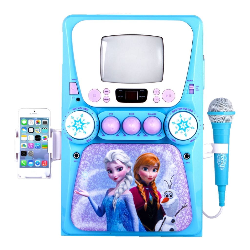 frozen karaoke machine 2 microphones