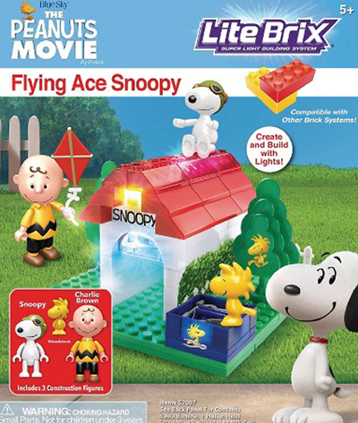 Peanutes Lite Brix Holiday Toys 2017