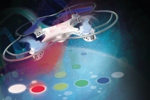 Play, Dance, and Fly with LUMI(TM), the new gaming drone with a personality all its own by WowWee. (PRNewsFoto/WowWee)