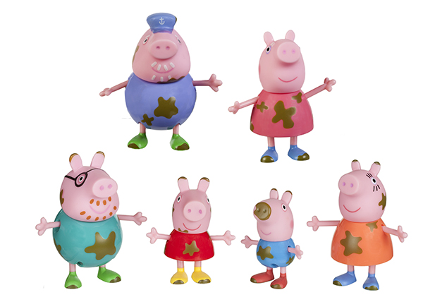 peppa pig muddy puddles figures