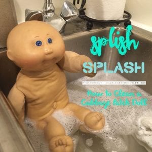 how to clean cabbage patch preemie