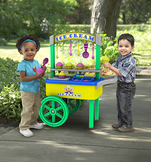 toddler ice cream cart