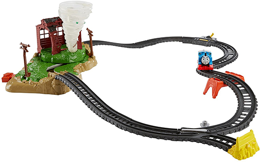 thomas trackmaster twisting tornado set