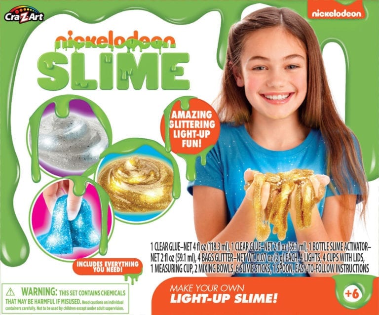 Make Flashing, Glowing Slime with Nickelodeon Light-Up Slime - The Toy ...