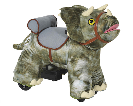 triceratops ride on toy