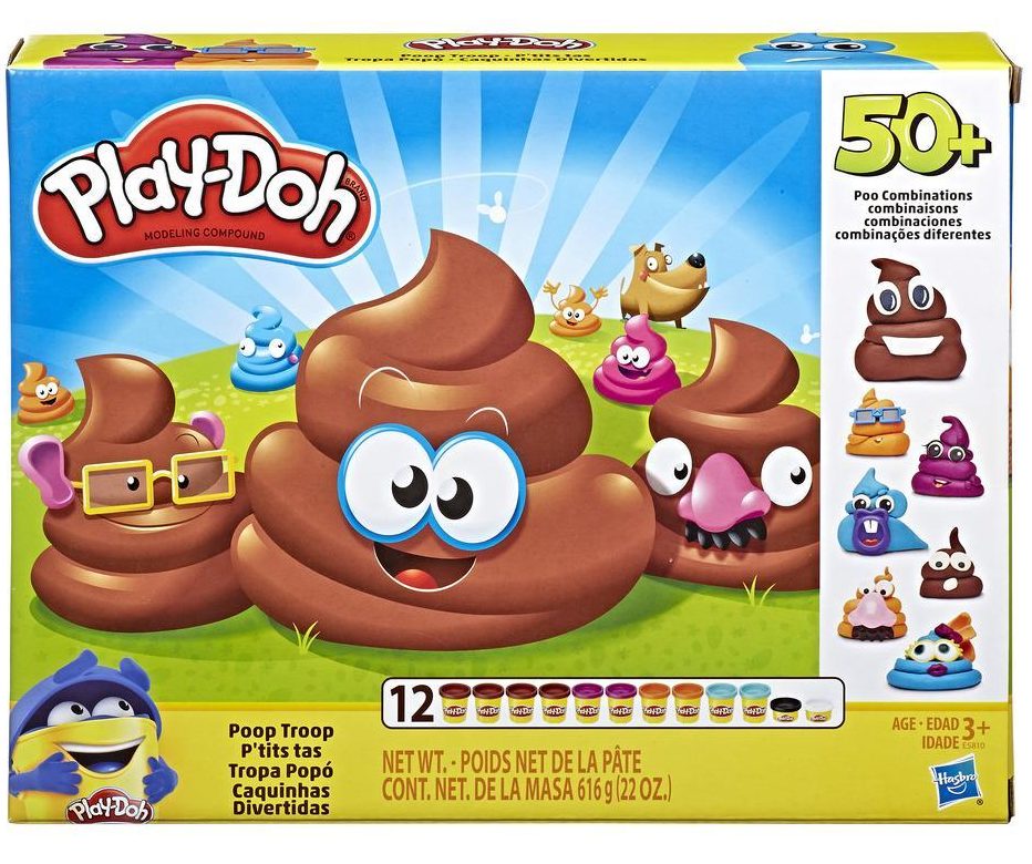 brown play doh