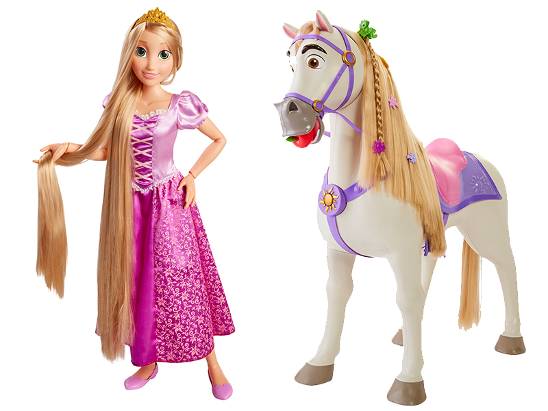 rapunzel life size doll and horse