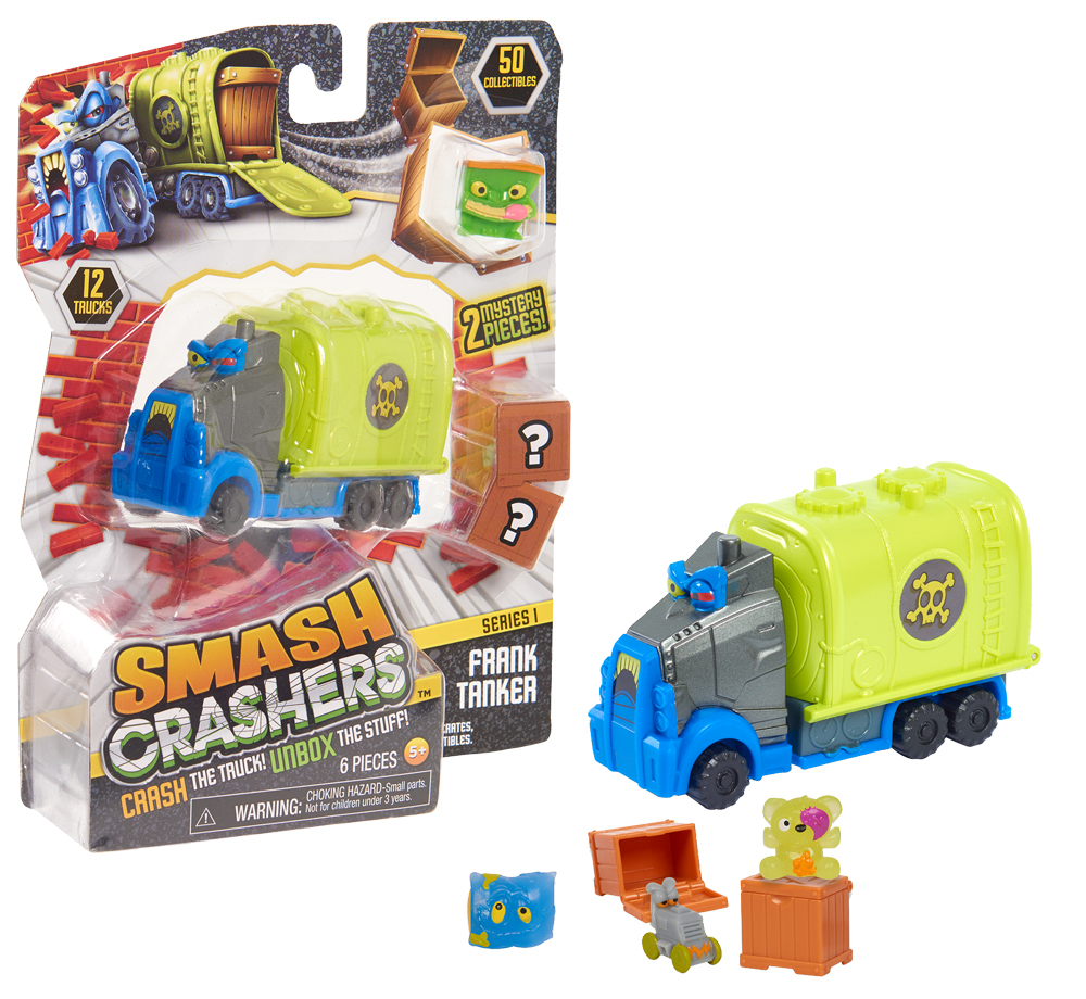 Smash Crashers Sloppy Sam - Crash The Truck! UNbox The Stuff! 1 Truck, 2  Crates, 3 Collectibles in Dubai - UAE