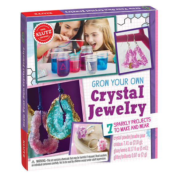 klutz grow your own crystal jewelry kit