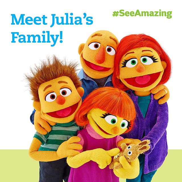 Julia's Family on Sesame Street