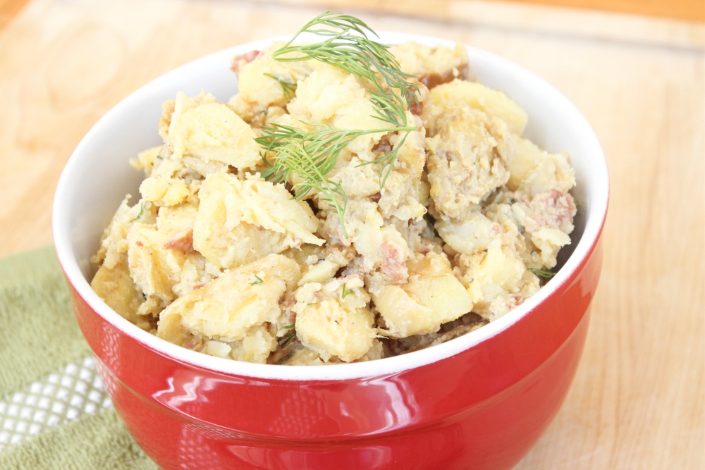 Warm potato salad recipe