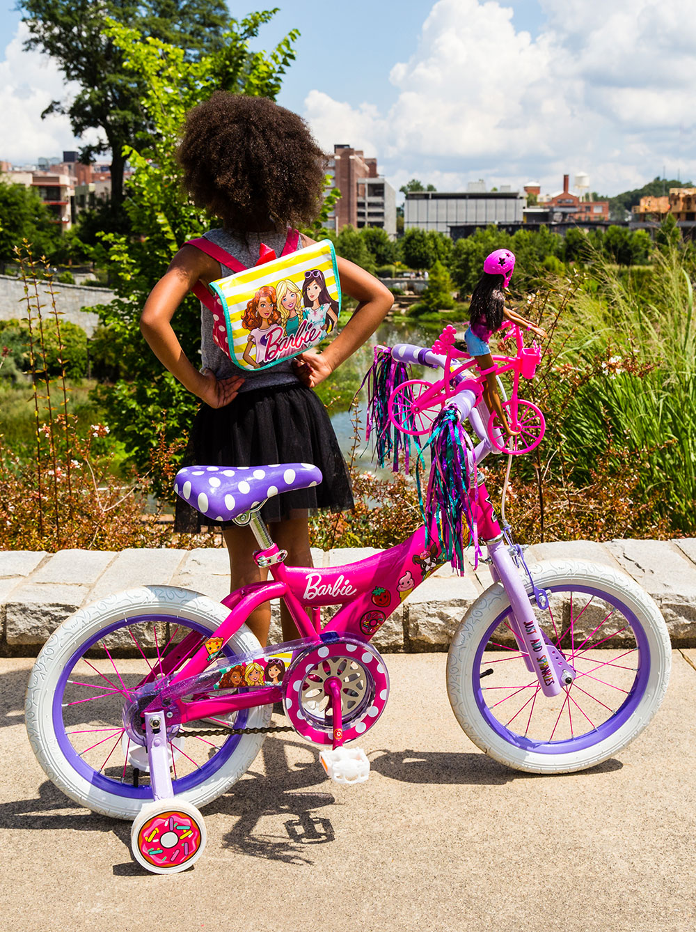 kids barbie bike