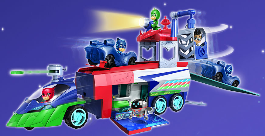 roman Formindske Nord Take on Villains with the Biggest PJ Masks Vehicle Ever: the PJ Seeker -  The Toy Insider