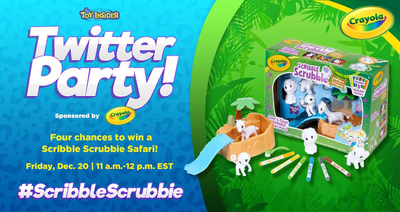 Get Colorful in Our Crayola #ScribbleScrubbie Twitter Party on Dec