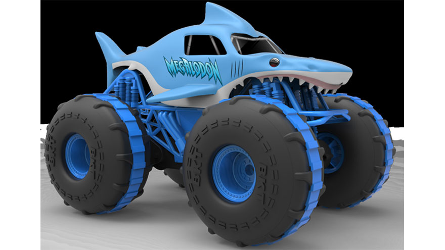 megalodon monster truck remote control