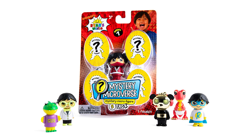Ryan's World Mystery Microverse 5-pack