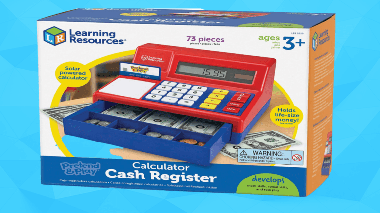 Cash Register Math Count on the Calculator Cash Register to Learn about Money | The Toy ...