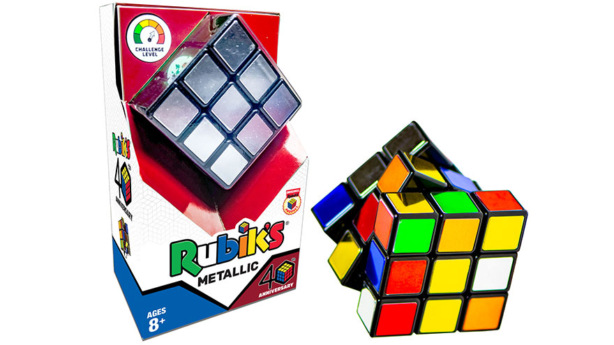 Top Toys - Rubik’s Cube 40th Metallic Cube | Spring & Summer Gift Guide