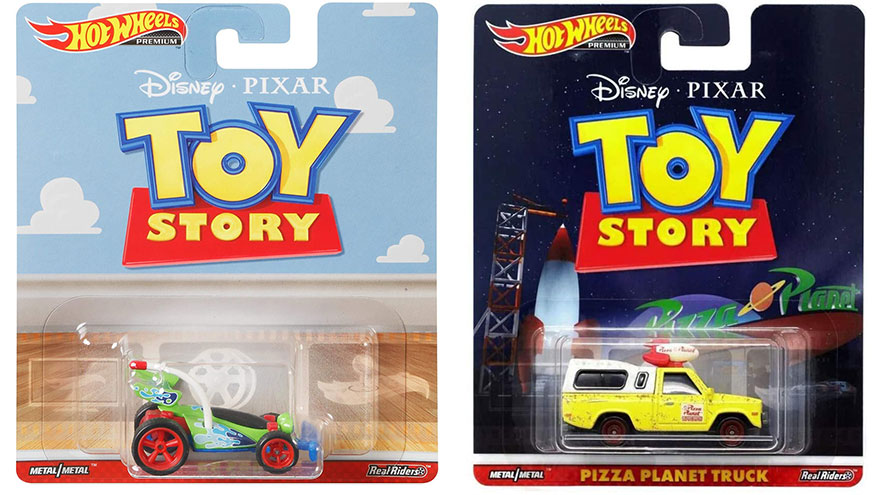 Hot Wheels Premium Entertainment Toy Story Rc And Pizza Planet Truck The Toy Insider