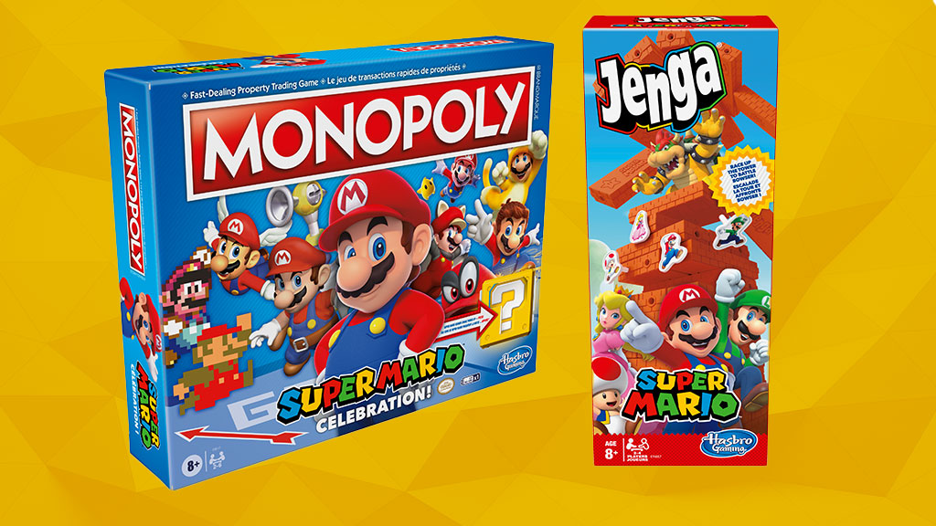 Super Mario' 35th Anniversary Monopoly & Jenga