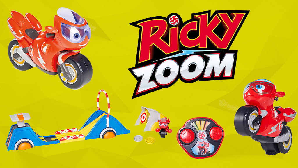 Ricky Zoom RC Turbo Trick Ricky with Remote BRAND NEW ~360 Degree
