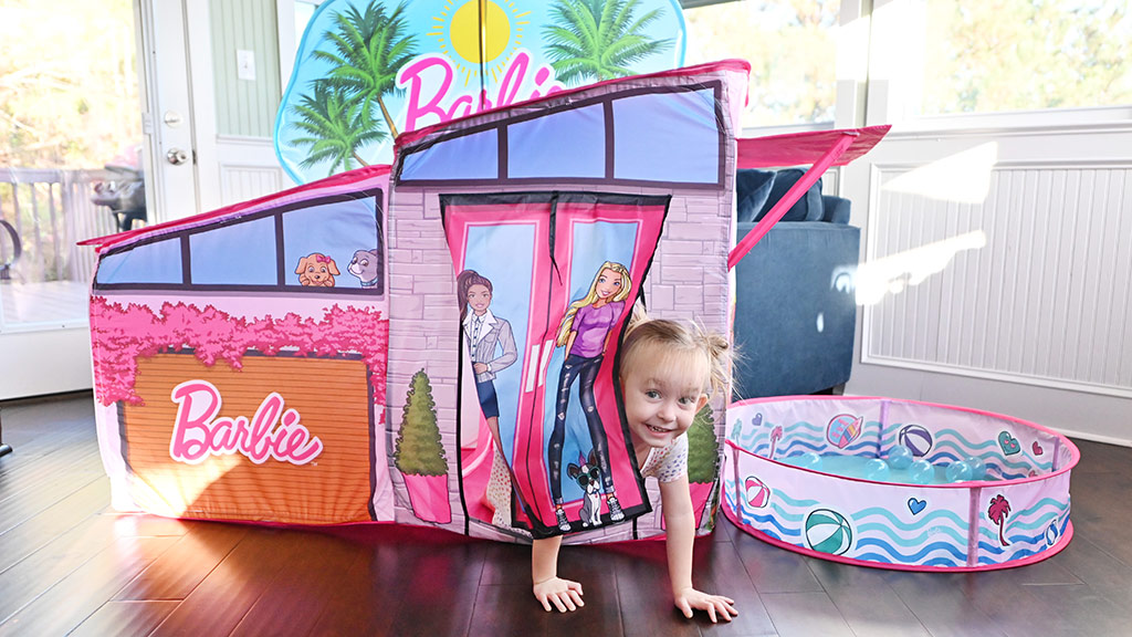 barbie bus tent