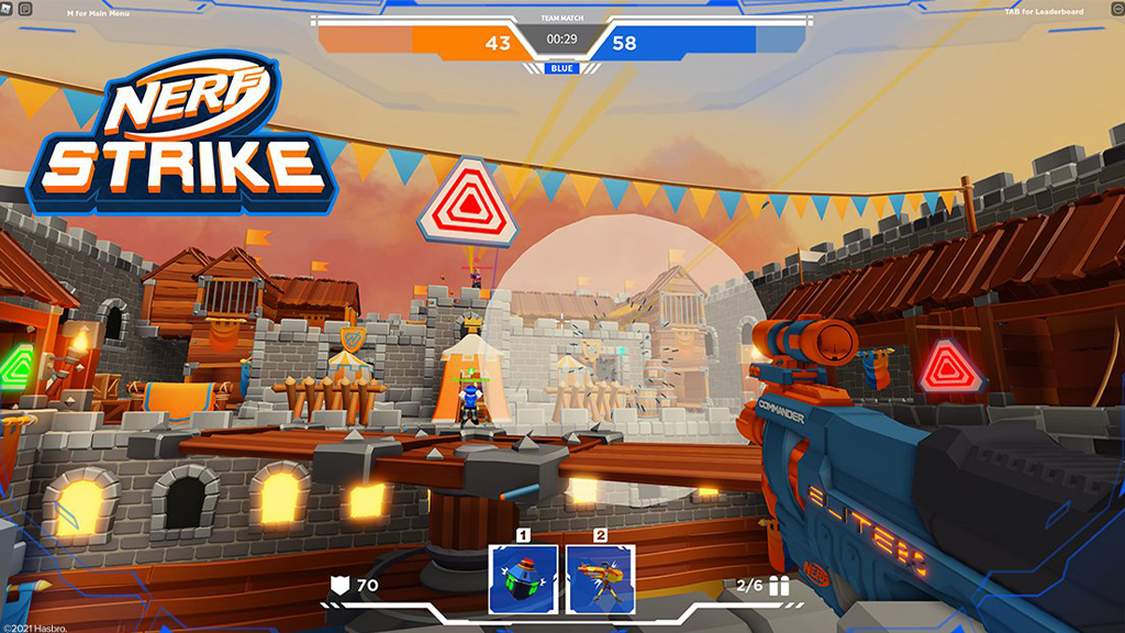 Build and Blast Away with NERF Strike on Roblox - The Toy Insider