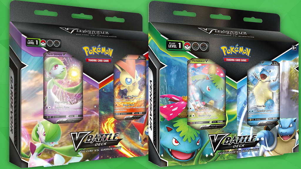 Pokemon TCG Victini V Battle Deck & Gardevoir V Battle Deck Set of 2 S