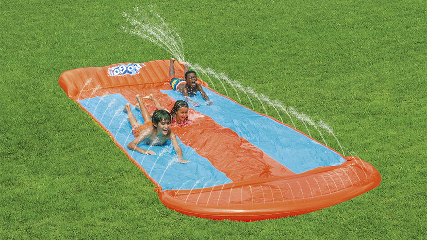 h2ogo triple water slide