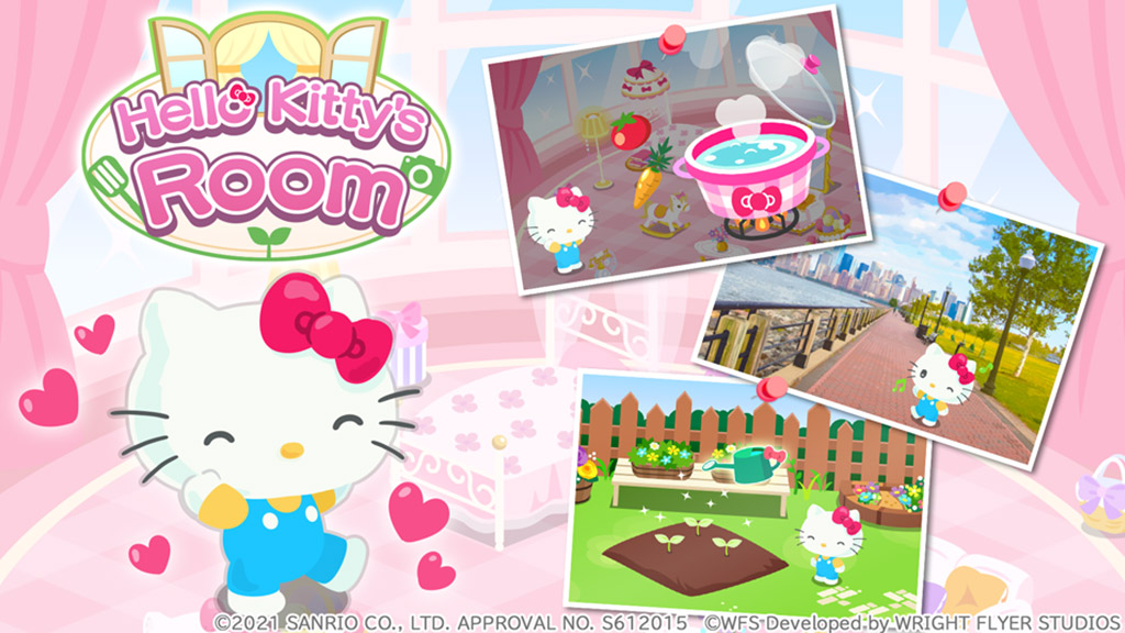 Cook, Garden, and Decorate in the \'Hello Kitty\'s Room\' Game - The ...