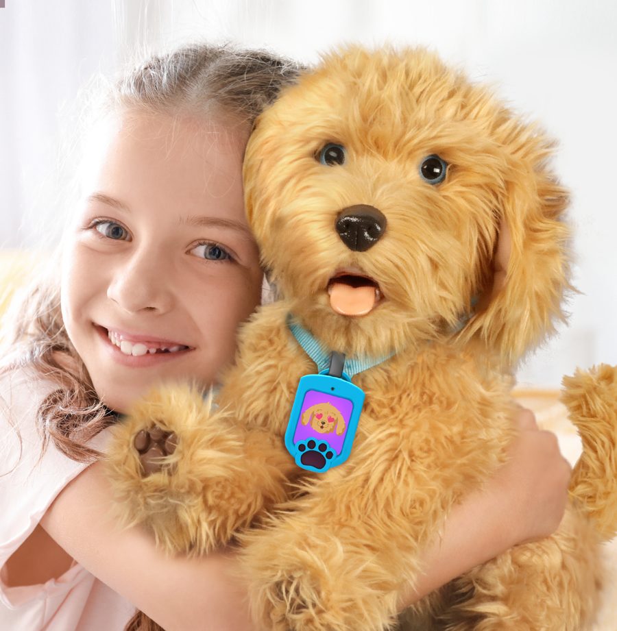 SkyRocket Moji the Lovable Labradoodle Dog Interactive Toy New In