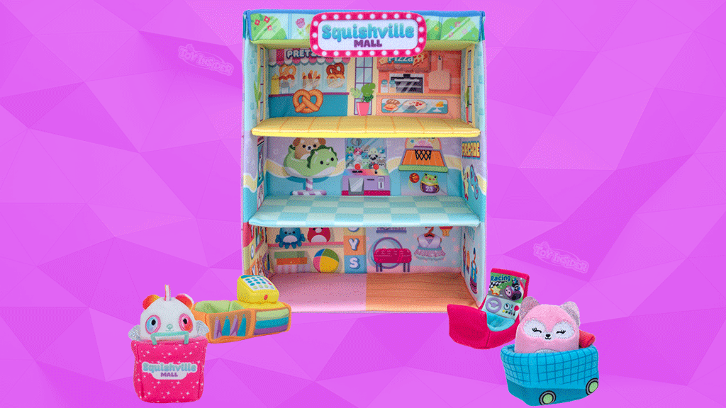 Squishville Mall by Squishmallows Mall with 2 Figures NEW in
