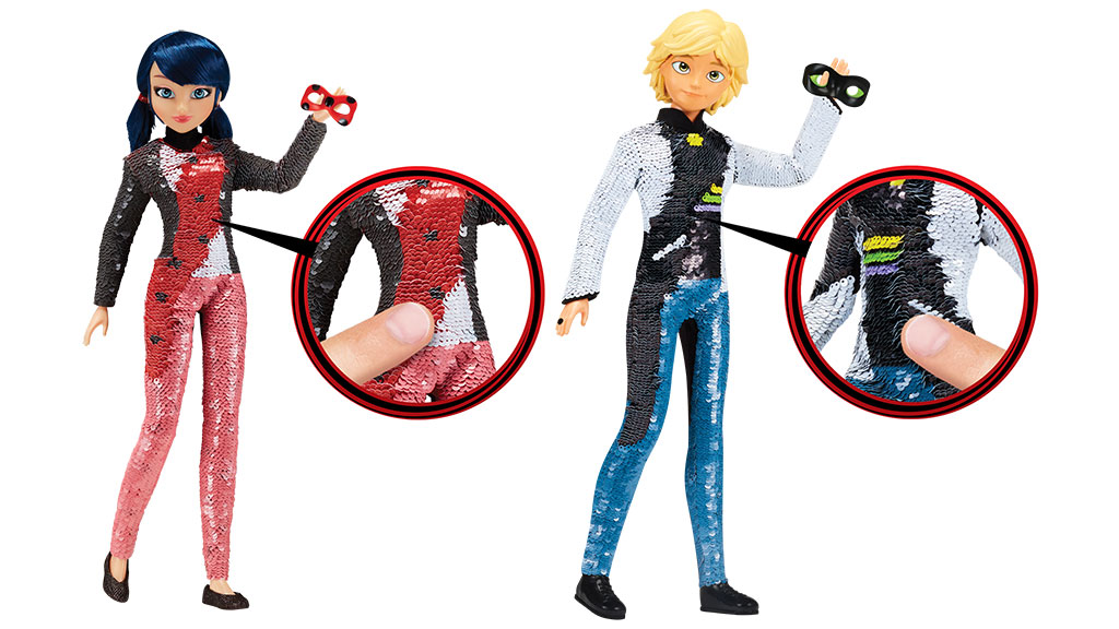 Miraculous Ladybug Fashion Flip Cat Noir Transforms From Adrien To Cat Noir With The Flip Of A 3597