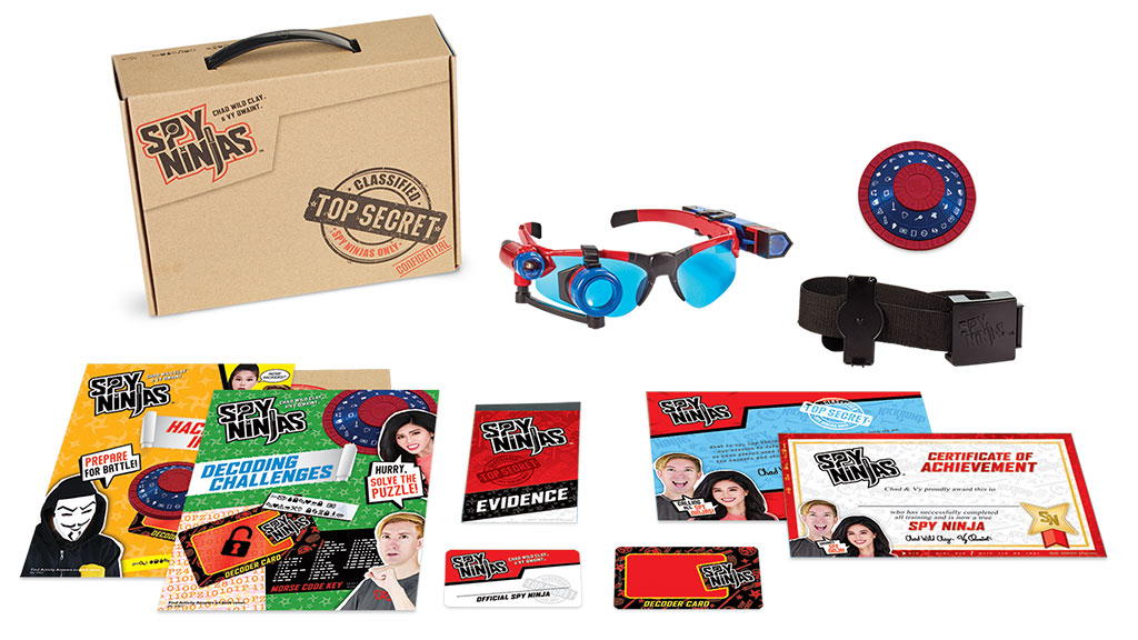 Hot Outdoor Summer Toy Ages 5-7: Spy Ninjas Night Vision Mission Kit