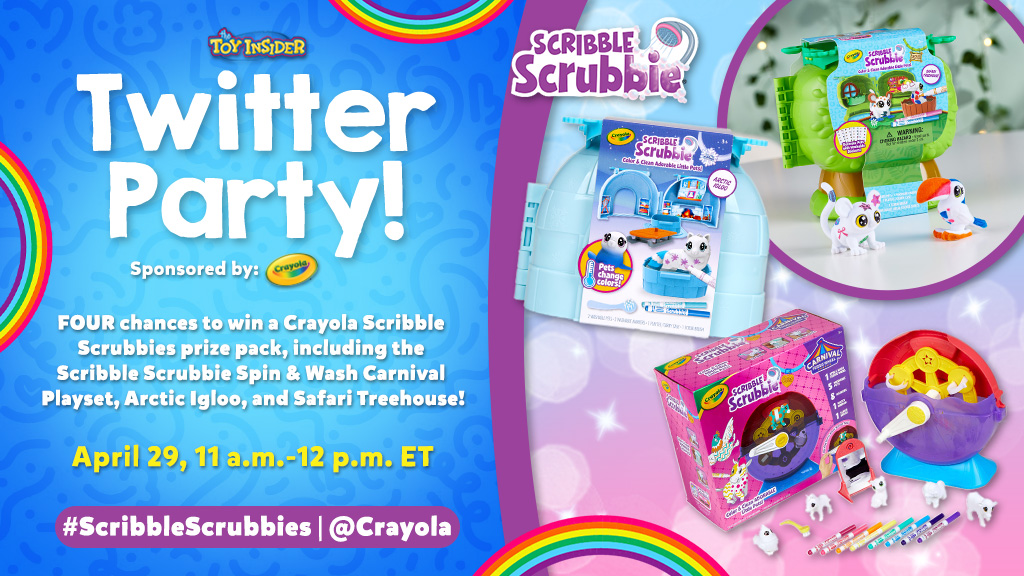 Win Crayola #ScribbleScrubbies All Week Long! - The Toy Insider