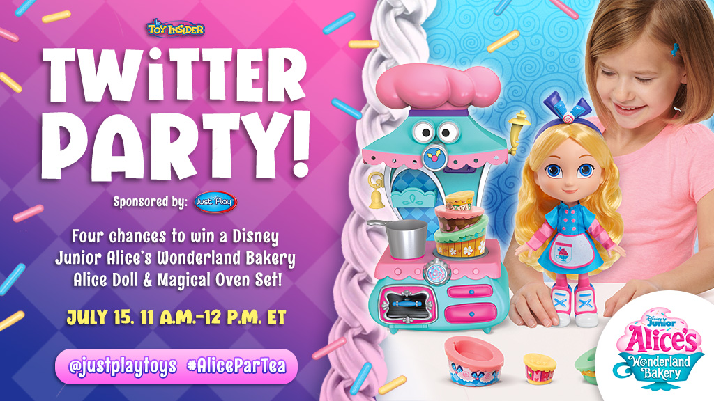 Just Play Disney Junior Alice's Wonderland Bakery Tea Party Set