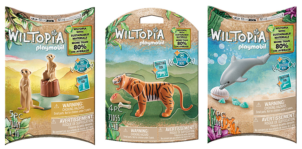 Playmobil launch new Wiltopia sustainable toys made from 80