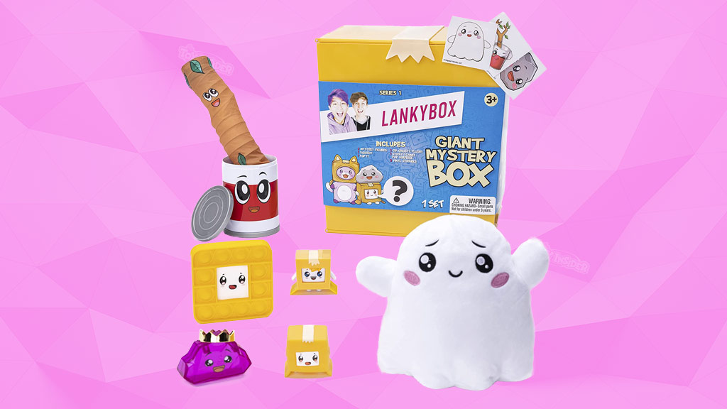  LankyBox Mini Mystery Box, for The Biggest Fans, 2 Mystery  Figures, 1 Squishy Figure, a pop-it, and 3 Stickers : Toys & Games