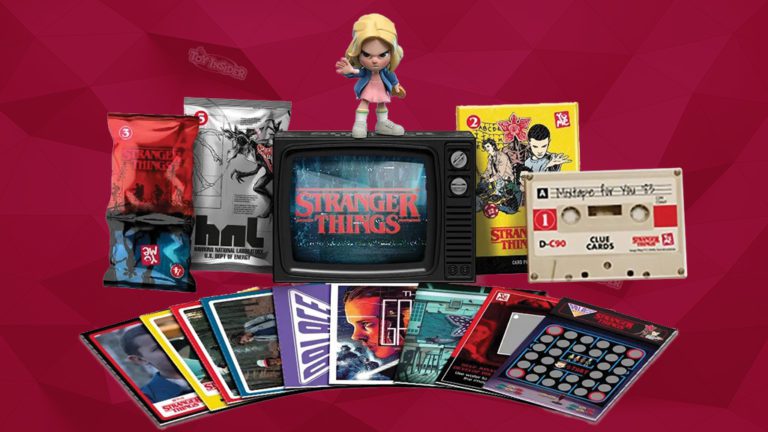 Stranger Things Mini Figures Collection Display Stranger Things Await with These Mysterious New Collectibles | The Toy ...
