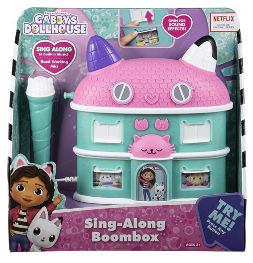 eKids Barbie Sing Along Boom Box Speaker with Microphone for Fans