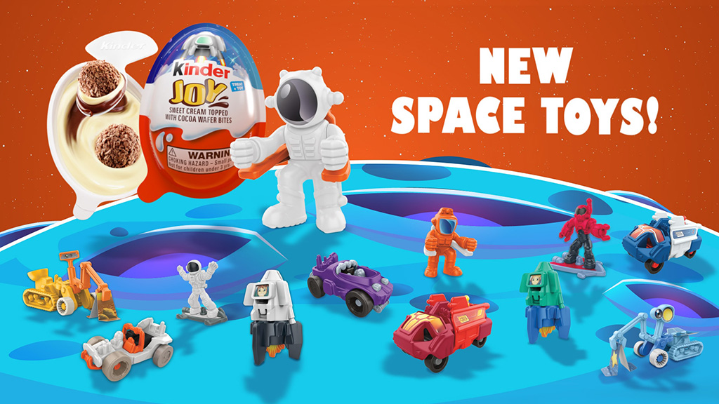 Kinder Joy Launches 'Explore the Galaxy' Series and Out-of-This