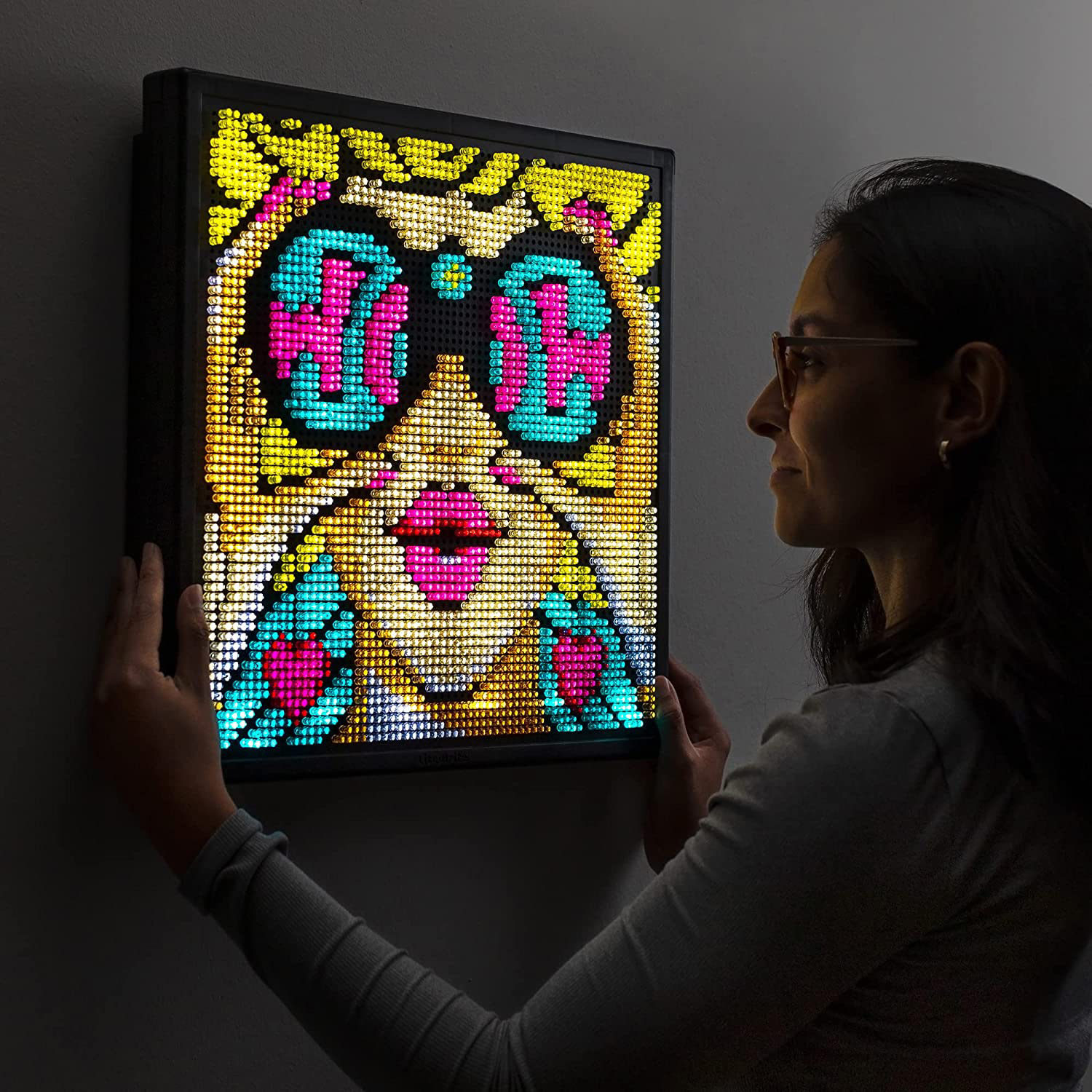 Lite Brite Wall Art Can Light Up Any Room The Toy Insider