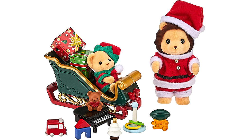 CALICO CRITTERS MR. LION'S WINTER SLEIGH The Toy Insider