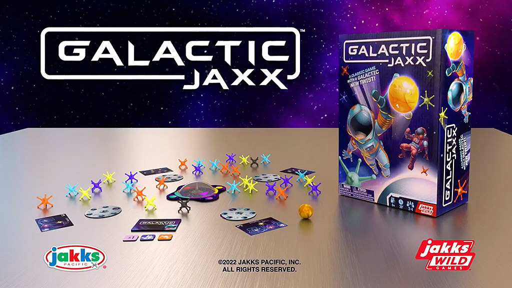 Galactic Jaxx ball and jacks game from JAKKS Pacific