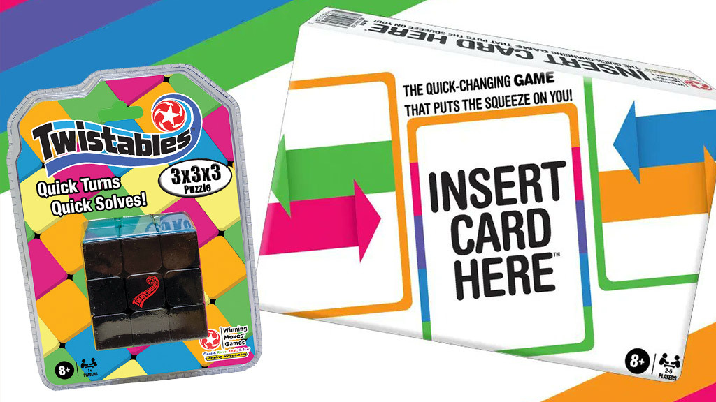Insert Card Here and Twistables game from Winning Moves Games USA.