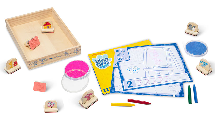 Melissa & Doug Blues Clues Wooden Stacking Puzzle | Toys | Casey's Toys