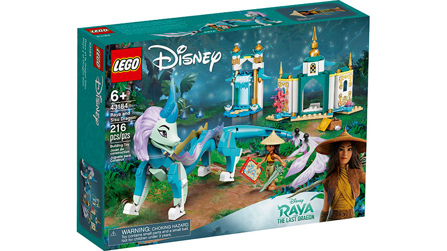 Raya and the online last dragon lego sets