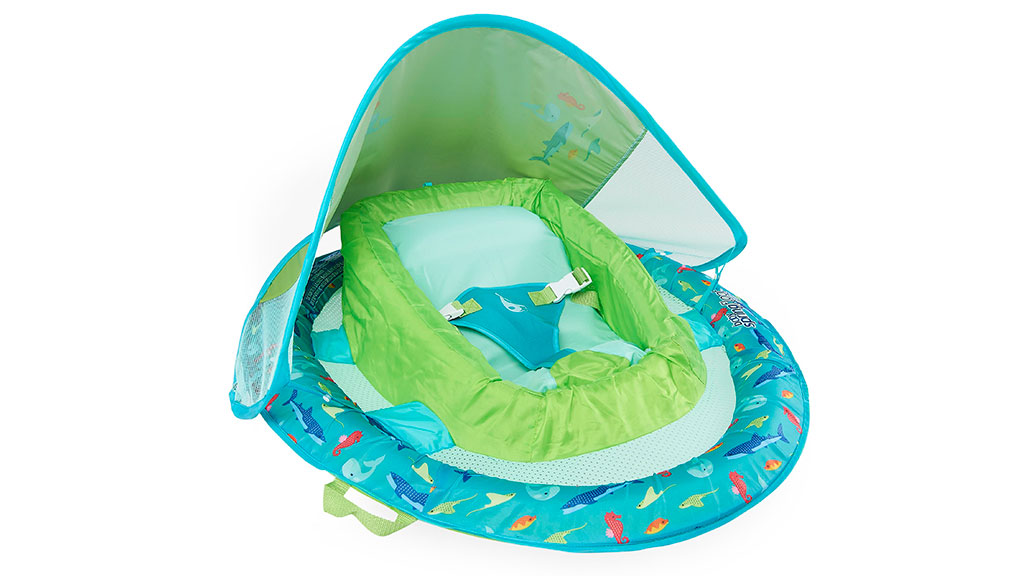 SWIMWAYS INFANT BABY SPRING FLOAT WITH ADJUSTABLE SUN CANOPY | The Toy ...